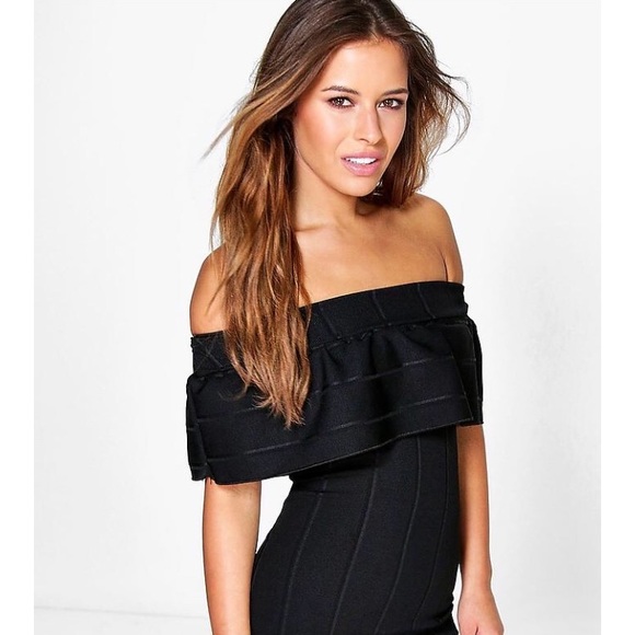 Boohoo Petite Dresses & Skirts - Boohoo Petite Bardot Dress